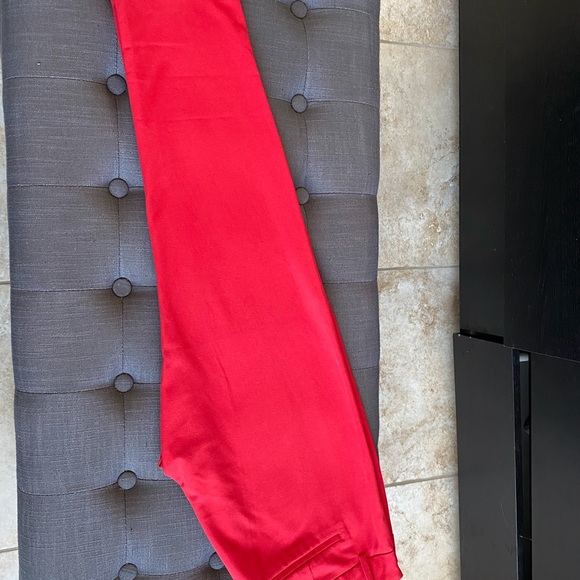 Cynthia Rowley Pia Ankle Pants Red - Picture 5 of 9